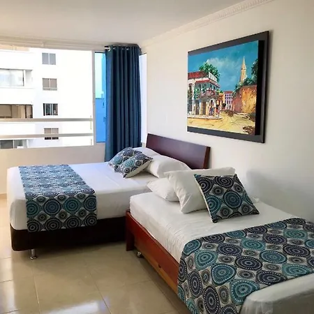 Apartamento El Laguito Beach, Aparta Estudio, De Indias Cartagena